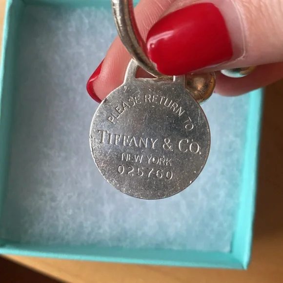 Vintage Return to Tiffany Authentic Key Chain. Real 925 silver. - Picture 2 of 5